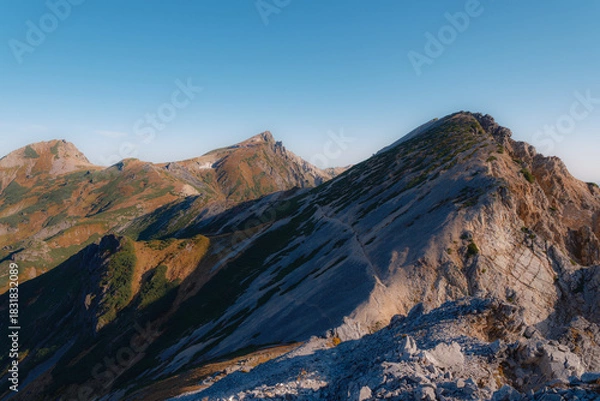 Obraz 日本の山岳風景