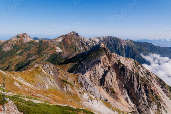 Obraz 日本の山岳風景