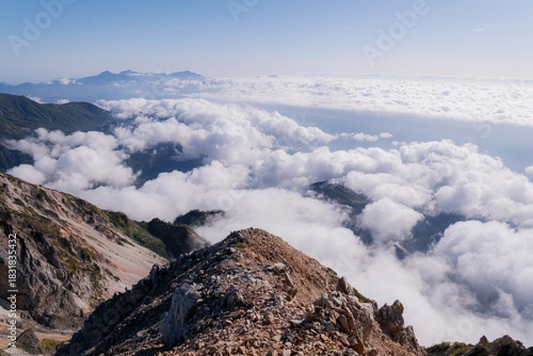 Obraz 日本の山岳風景