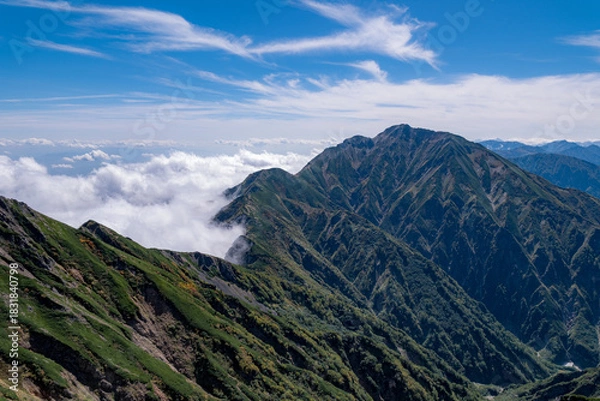 Obraz 日本の山岳風景