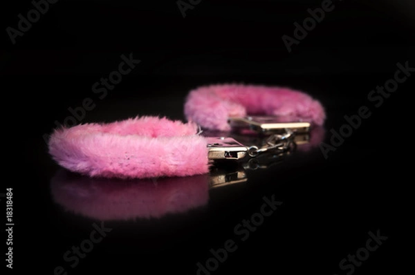 Obraz plüschhandschellen