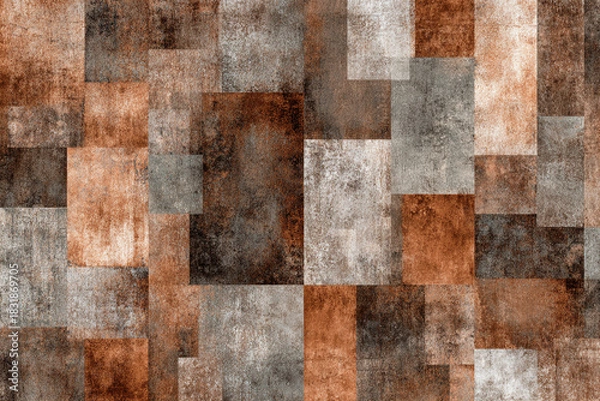 Obraz weathered abstract rectangles texture