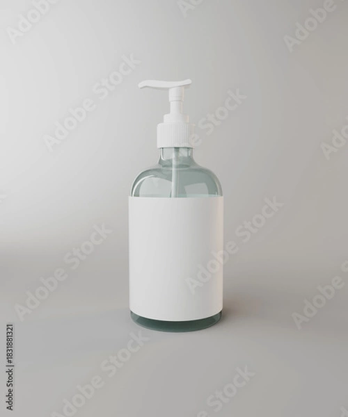 Obraz Glass Soap Bottle Mockup
