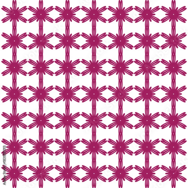 Fototapeta Floral Starburst Geometry Design