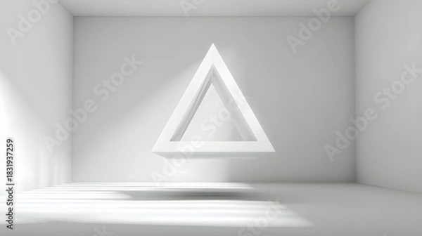 Obraz Floating Triangle