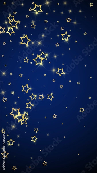 Obraz Twinkle stars scattered around randomly, flying,