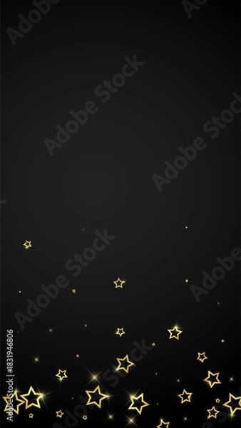 Obraz Starry night fairy tale background.
