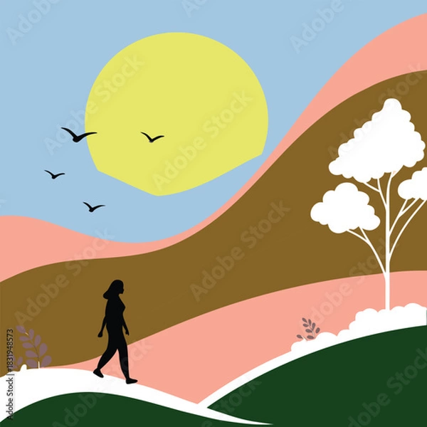 Fototapeta Abstract Gradient Fluid Background Vector