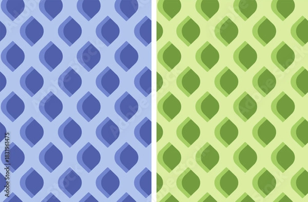 Obraz Vector seamless abstract pattern with metallic mesh. Retro seamless pattern. Vector texture in retro style.