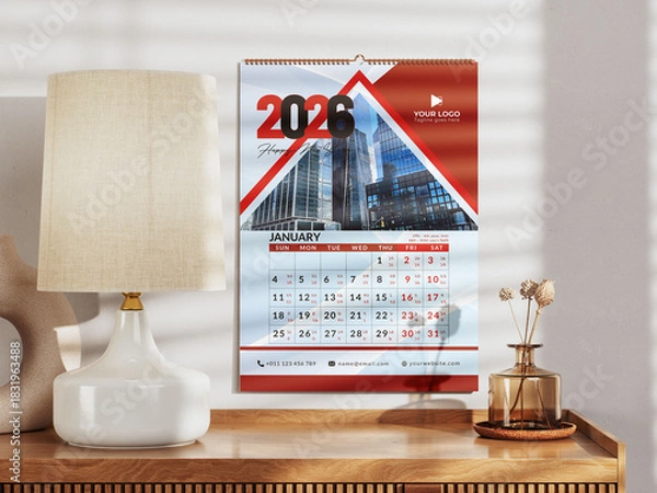 Obraz Calendar Design
Brand your year 2026 with elegance — modern calendar design now available.

