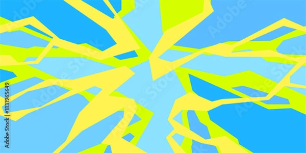 Fototapeta Trendy Simple Colorful Abstract Pattern Vector Illustration Background Template