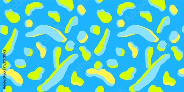 Fototapeta Seamless Cool Trendy Abstract Pattern Vector Illustration Background