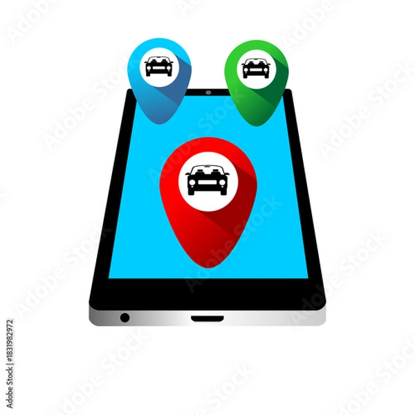 Fototapeta car pointer online