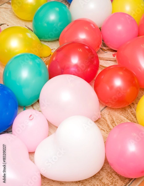 Fototapeta many balloons