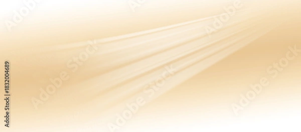 Obraz Light rays yellow overlay effect isolated on a transparent background 