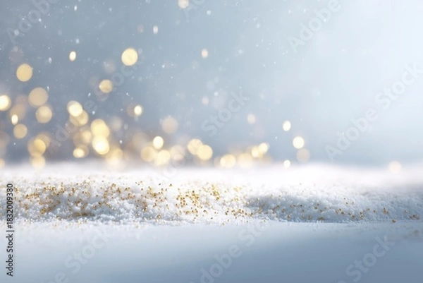 Obraz Soft Minimal Christmas White Glow Background