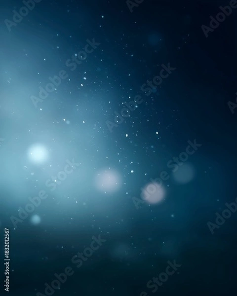Obraz Minimal Midnight Blue Winter Background