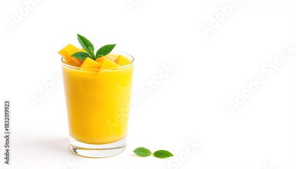 Obraz Fresh Mango Smoothie in Glass