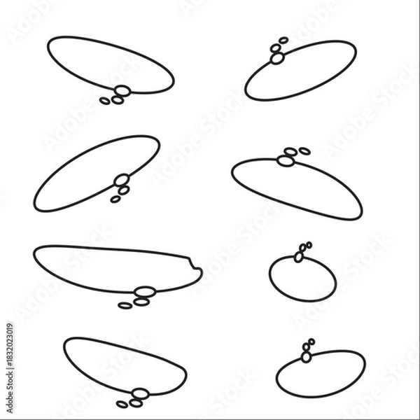 Obraz set of fishing hooks