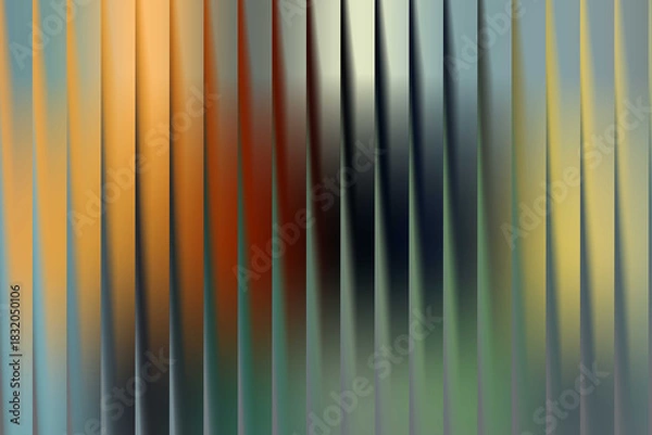 Fototapeta Vertical Gradient Blur Abstract Harmony in Soft Hues