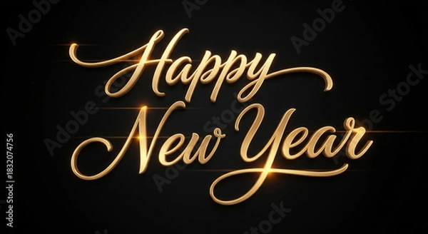 Obraz Happy new year greeting