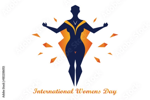 Obraz International Women’s Day Breaking Stone Shell Energy Vector