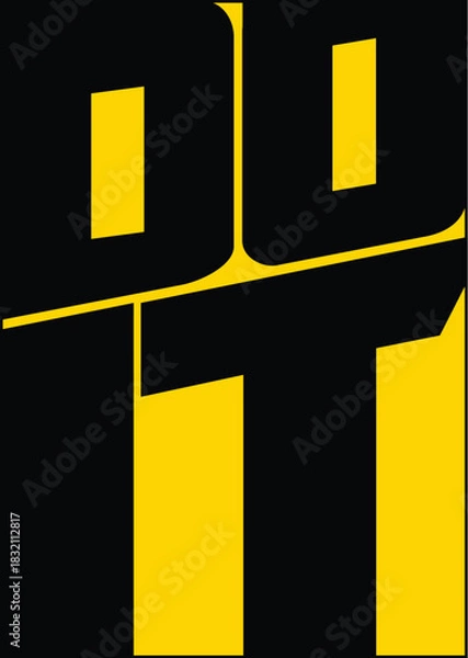 Obraz Dynamic Typographic Art Do It