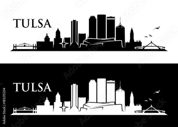 Obraz Panoramę Tulsa - Oklahoma