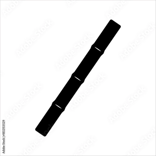 Obraz bamboo icon black