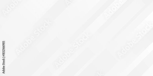 Fototapeta White abstract background with gradient line pattern, banner design. Vector illustration.