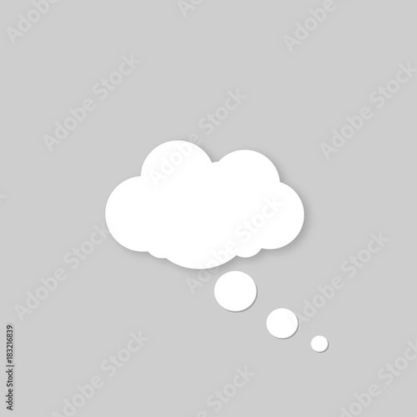 Obraz dream cloud isolated icon