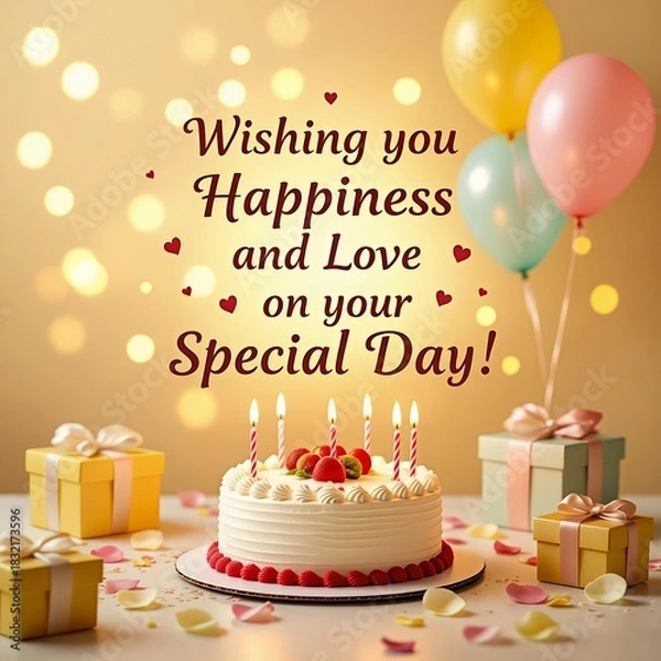 Obraz birthday wishes