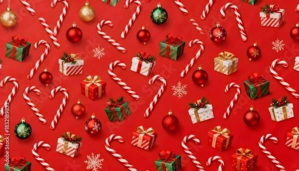 Obraz seamless background with strawberries