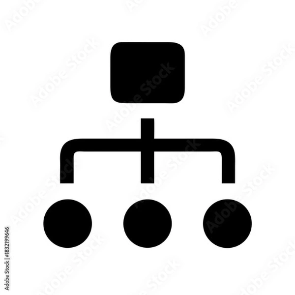 Fototapeta CLASSIFICATION AI MACHINE LEARNING DATA MODEL ANALYTICS ICON SET