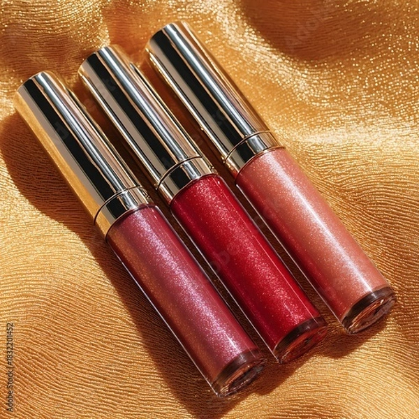 Obraz red lipstick and bullets