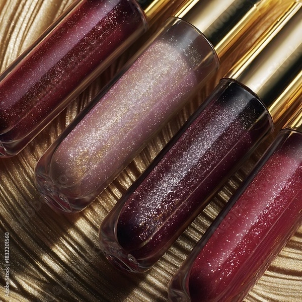 Obraz red lipstick and bullets