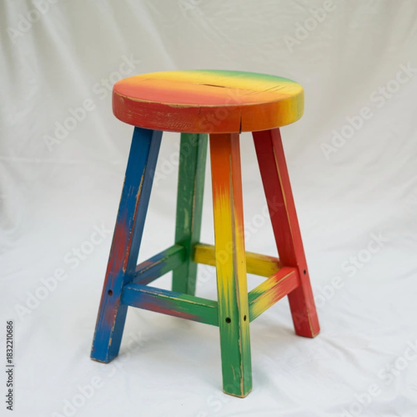 Fototapeta Rusty metal window grill with geometric bars and aged textured finish suitable for industrial rustic visuals