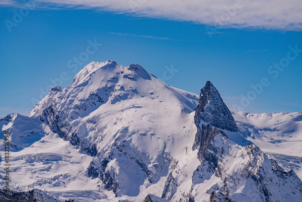 Fototapeta snow covered mountains