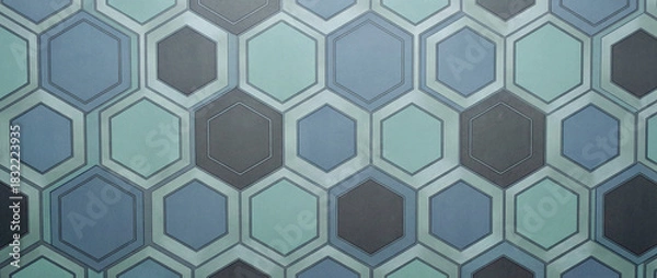 Obraz seamless geometric pattern