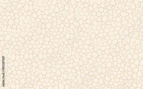 Fototapeta Organic random pebble pattern cream high resolution
