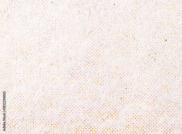 Obraz Soft Pastel Halftone Dots on White Textured Paper