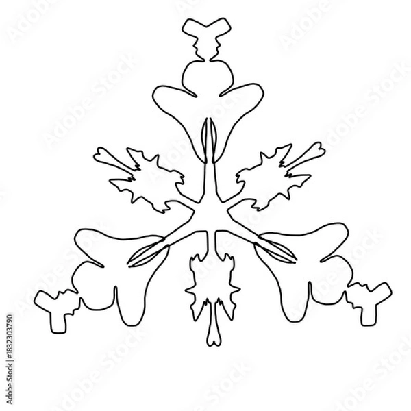 Obraz  Geometric seamless pattern background mandala motif 