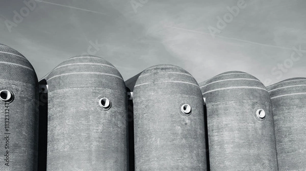 Fototapeta Almacén vinícola en Valencia