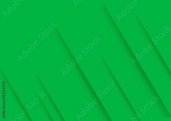 Obraz Green geometric diagonal abstract background 