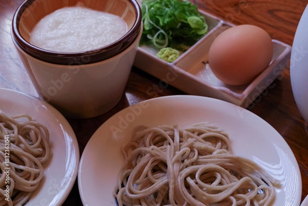Fototapeta 兵庫県豊岡市の名物・出石皿そば