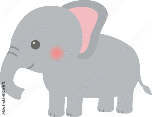 Obraz  動物_象（ゾウ）