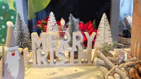 Fototapeta クリスマスディスプレイ