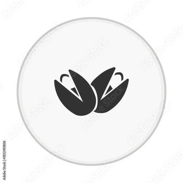 Obraz Two Pistachio Nuts Icon