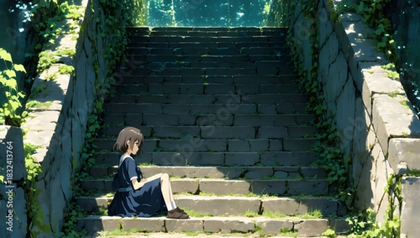 Obraz Stairway to Contemplation