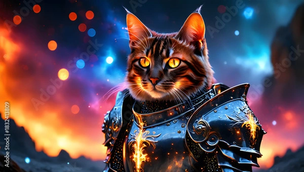 Obraz Cat in Space Armor